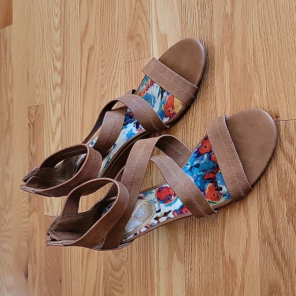Madden Girl Brown Strappy Sandals